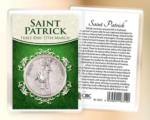 St Patrick's Day Pocket Token With Leaflet