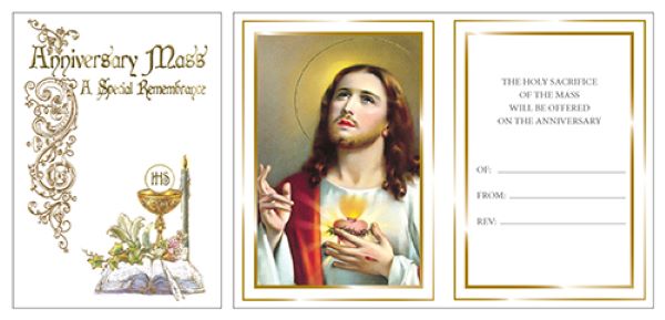 Mass Card Sacred Heart of Jesus