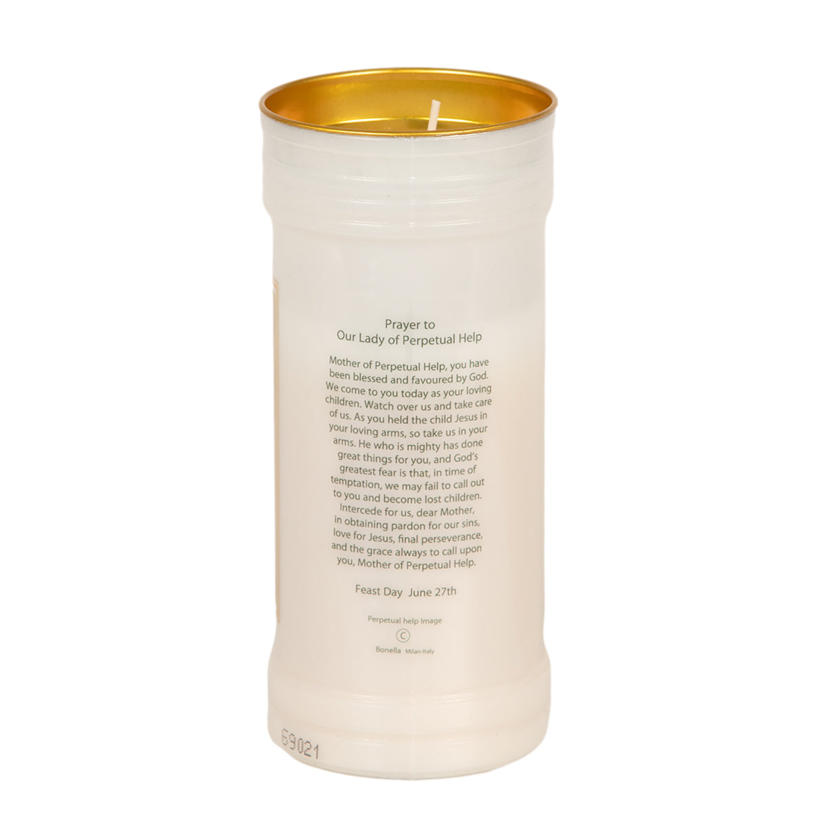 Holy/Religious Pillar Candle Our Lady of Perpetual Help