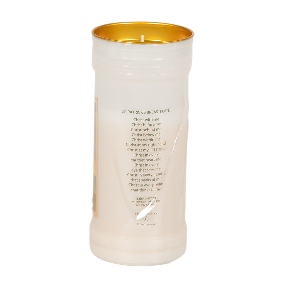 Holy/Religious Pillar Candle St Patrick
