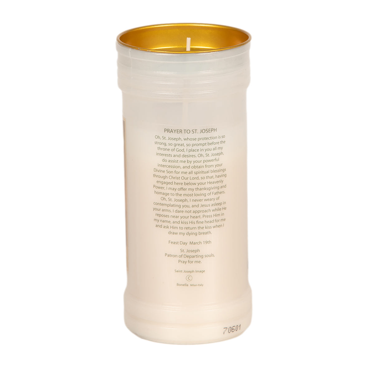 Holy/Religious Pillar Candle St Joseph