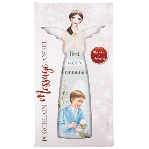 First Holy Communion Angel Plaque Boys