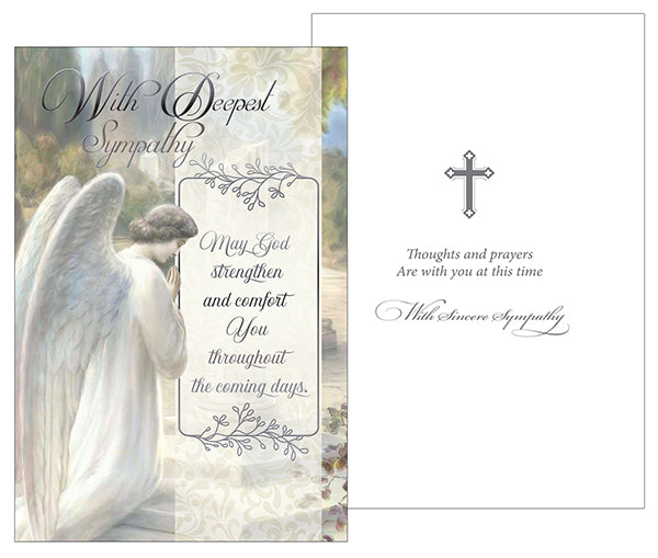 Sympathy Card Angels Protection