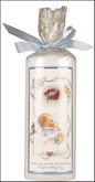 Christening Candle Blue Boy Ribbon Gift Wrapped