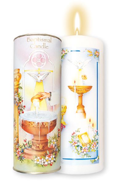 Baptism Candle Boys & Girls Gift Boxed