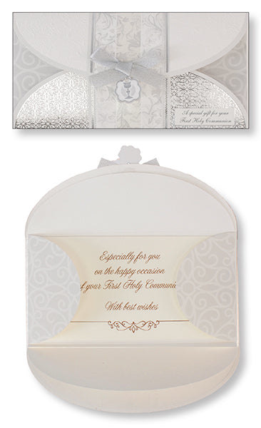 First Holy Communion Hand Crafted Gift Wallet Card