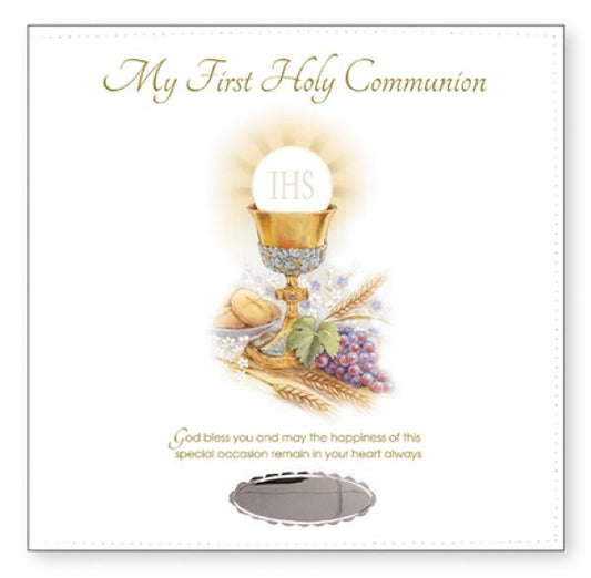 First Holy Communion White Leatherette Photo Album Boys & Girls