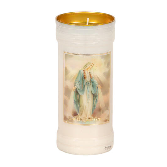 Holy/Religious Pillar Candle Miraculous