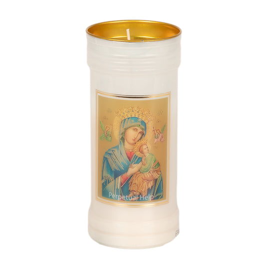 Holy/Religious Pillar Candle Our Lady of Perpetual Help