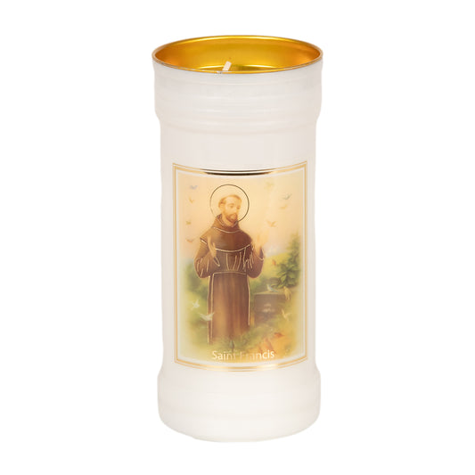 Holy/Religious Pillar Candle Saint Francis