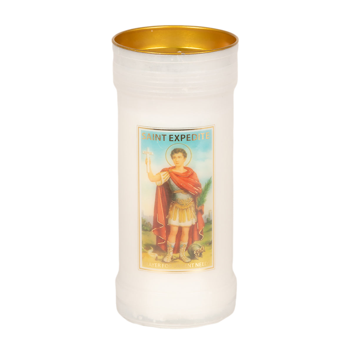 Holy/Religious Pillar Candle Saint Expedite