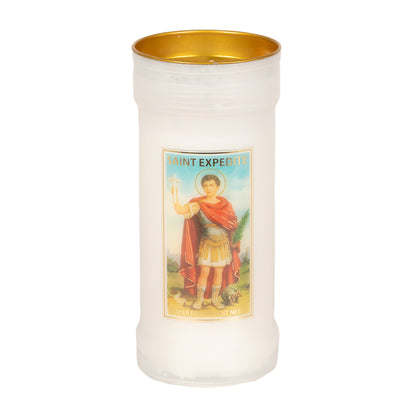 Holy/Religious Pillar Candle Saint Expedite