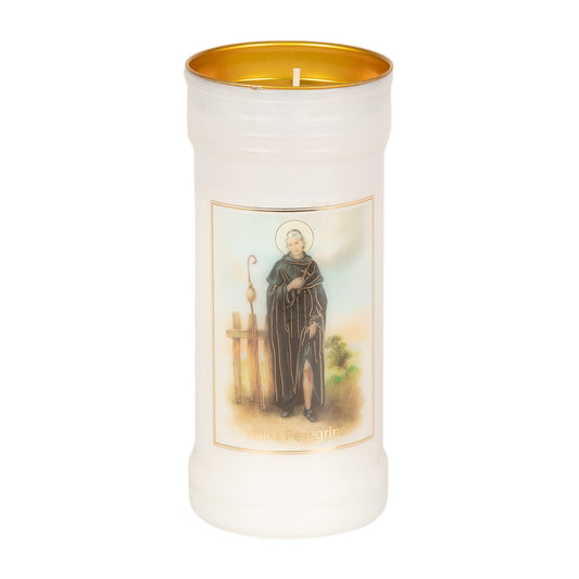 Holy/Religious Pillar Candle Saint Peregrine