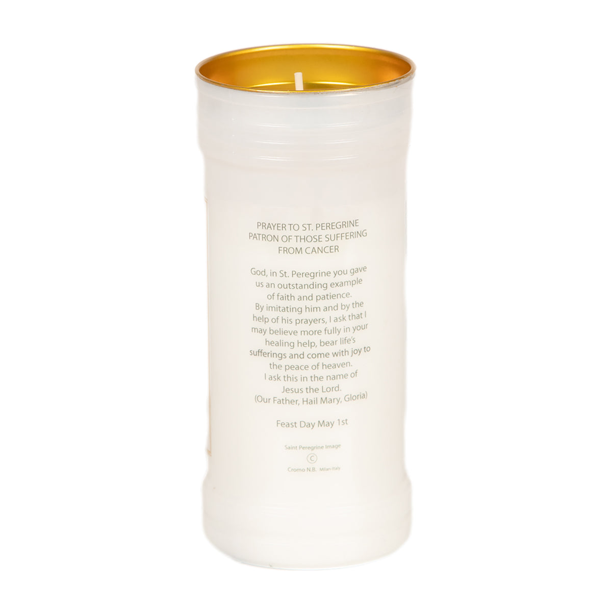 Holy/Religious Pillar Candle Saint Peregrine