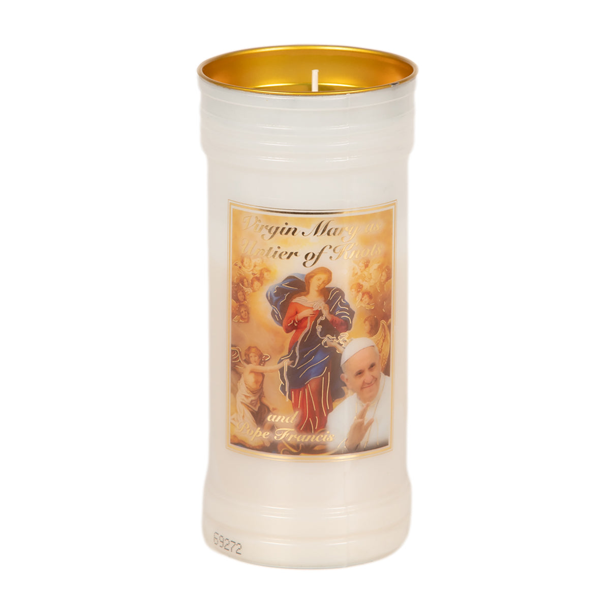 Holy/Religious Pillar Candle Our Lady Untier of Knots