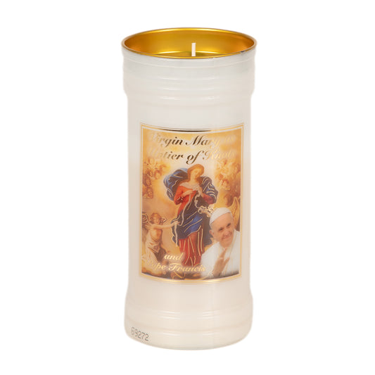 Holy/Religious Pillar Candle Our Lady Untier of Knots