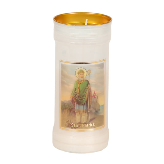 Holy/Religious Pillar Candle St Patrick