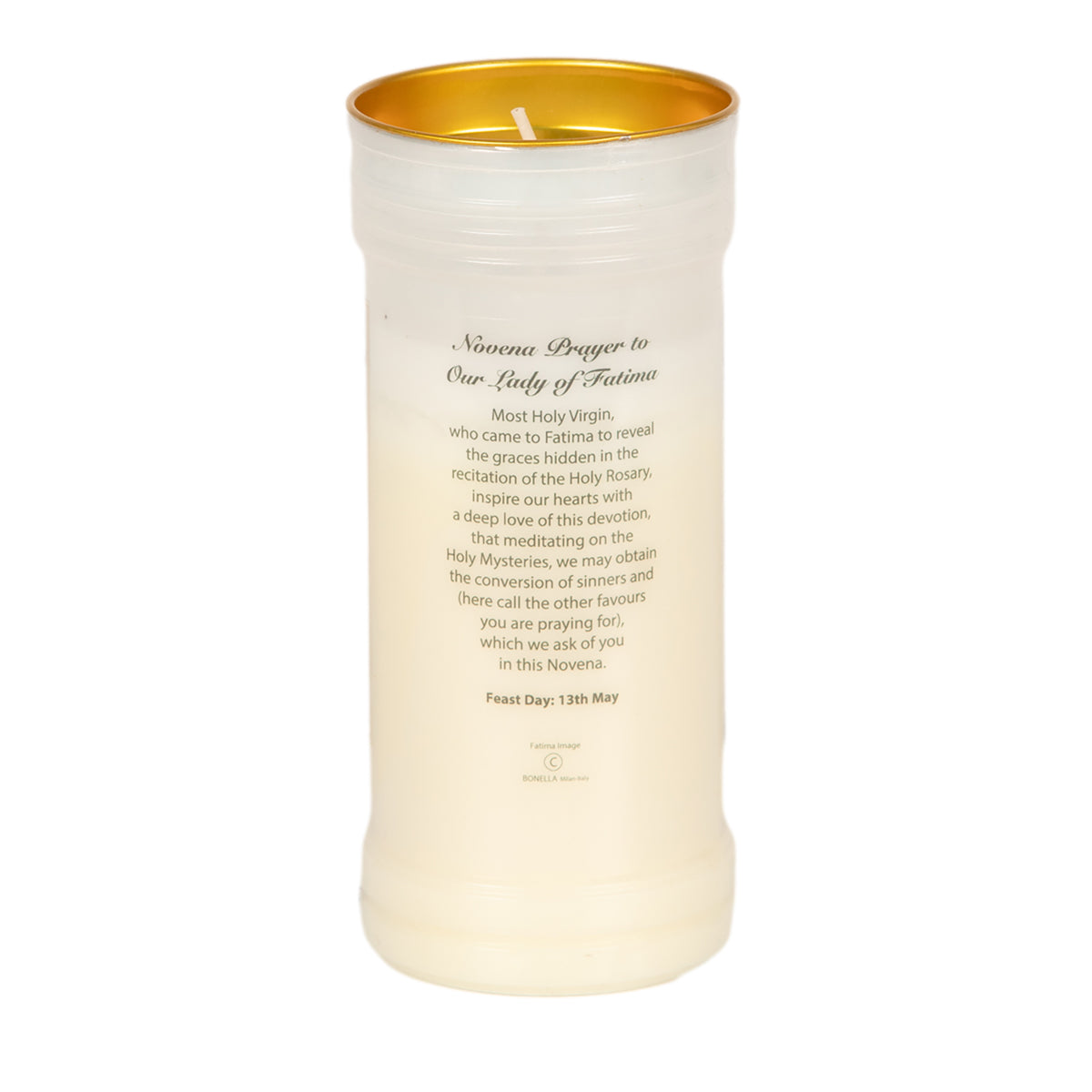 Holy/Religious Pillar Candle Our Lady of Fatima