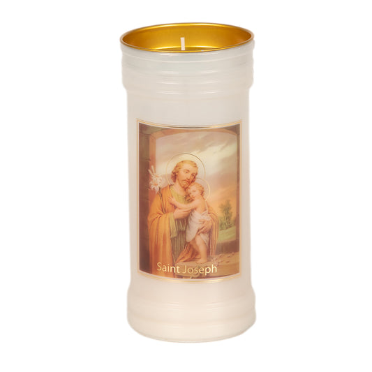 Holy/Religious Pillar Candle St Joseph