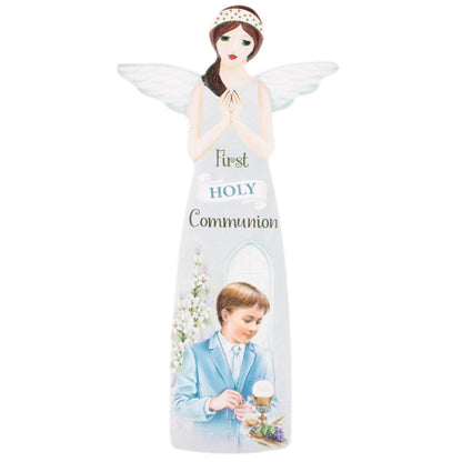 First Holy Communion Angel Plaque Boys