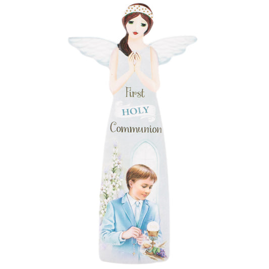 First Holy Communion Angel Plaque Boys