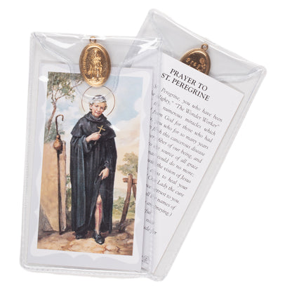 Saint Peregrine Prayer Card Patron of Cancer Patients
