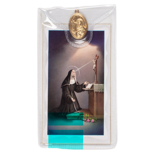 Saint Rita Prayer Card Difficult Causes Family