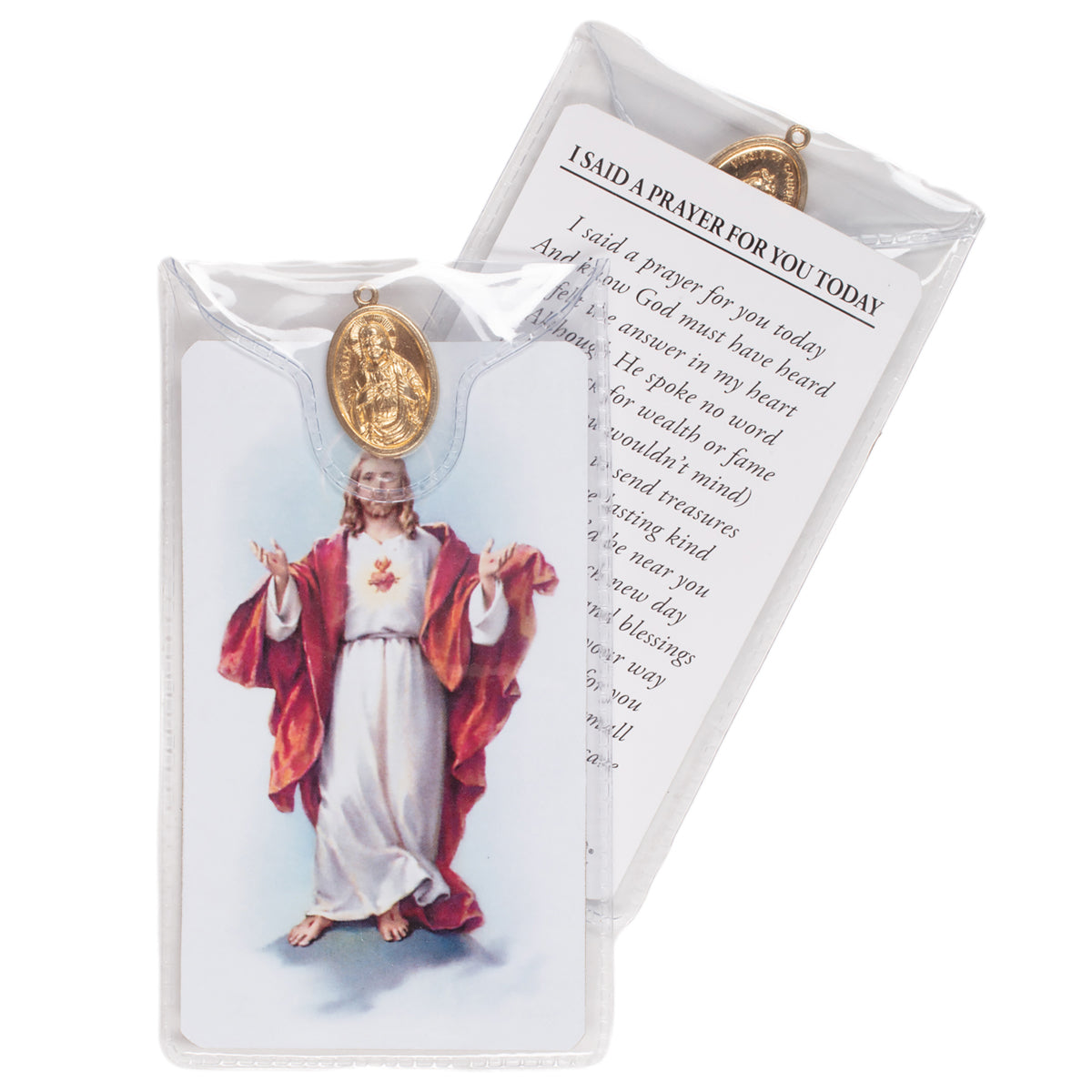 I said A Prayer Card Verse Plastic Wallet