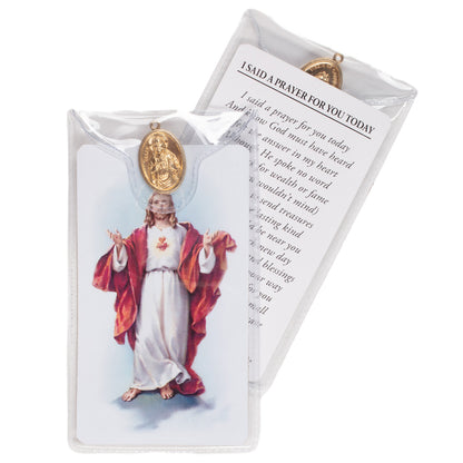 I said A Prayer Card Verse Plastic Wallet